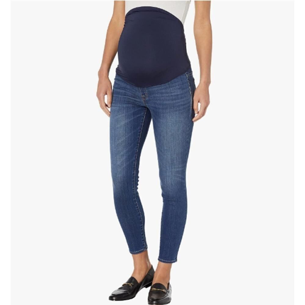 Madewell Maternity Over-the-Belly Skinny Jeans Dark Wash Women's Size 25 NWT
